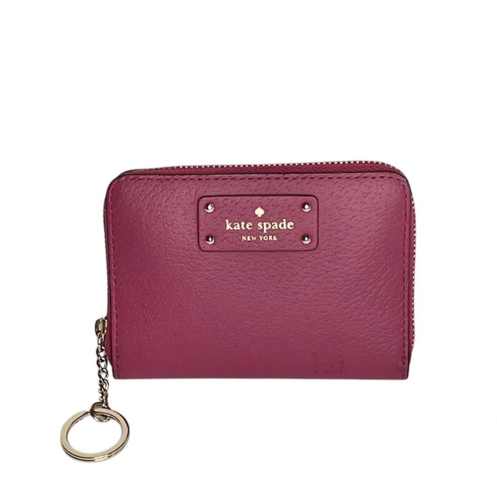 Kate Spade Pink Leather Zip Around Wallet